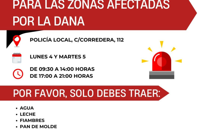 Ayuda para las Zonas Afectadas por la DANA