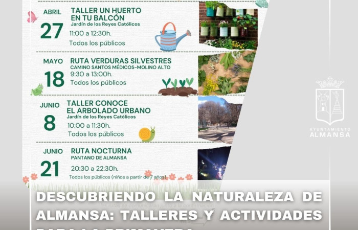 Descubriendo la Naturaleza de Almansa: Talleres y Actividades para la Primavera