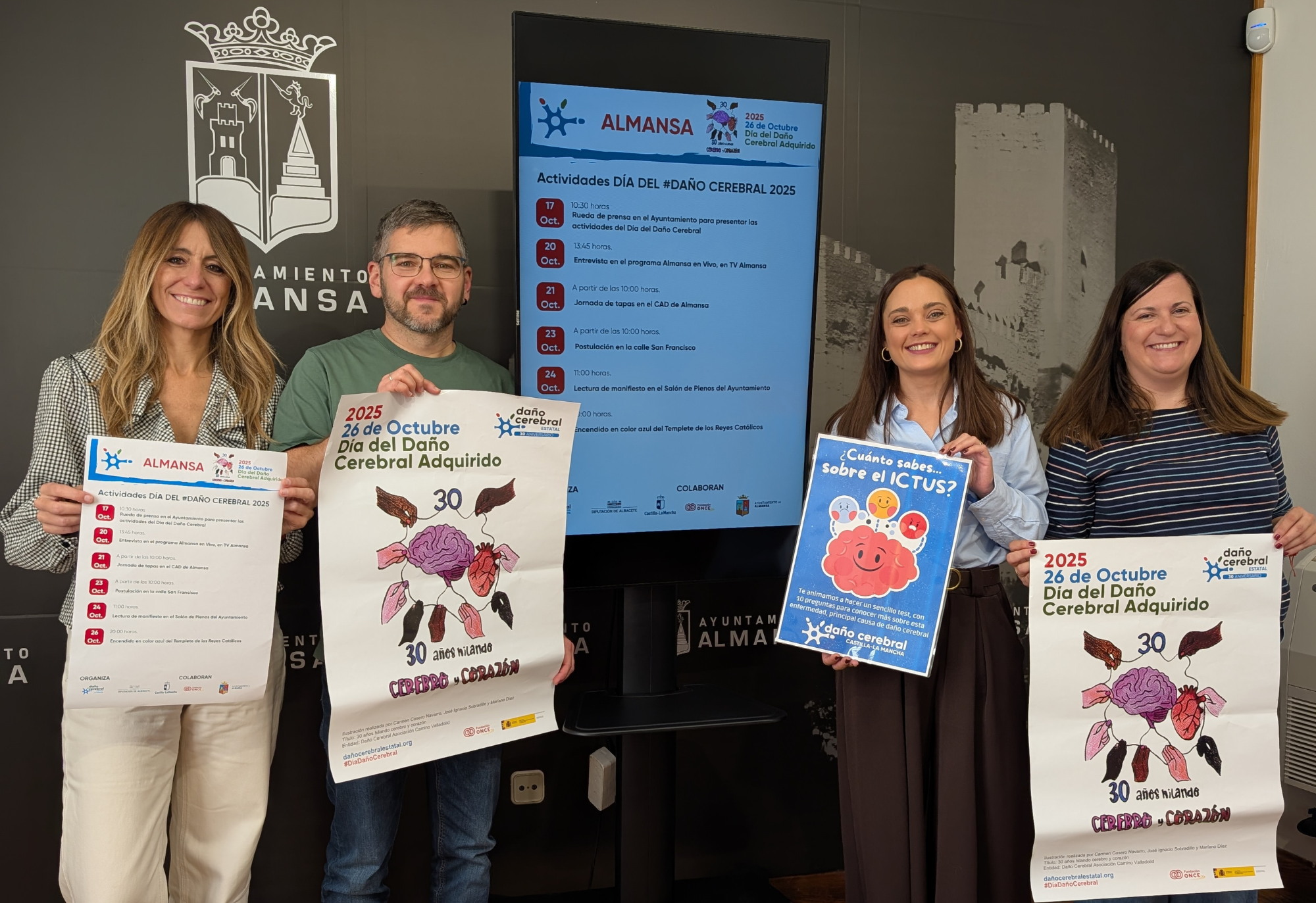 Presentada la programación de ADACE CLM en Almansa por el Día Internacional del Daño Cerebral Adquirido