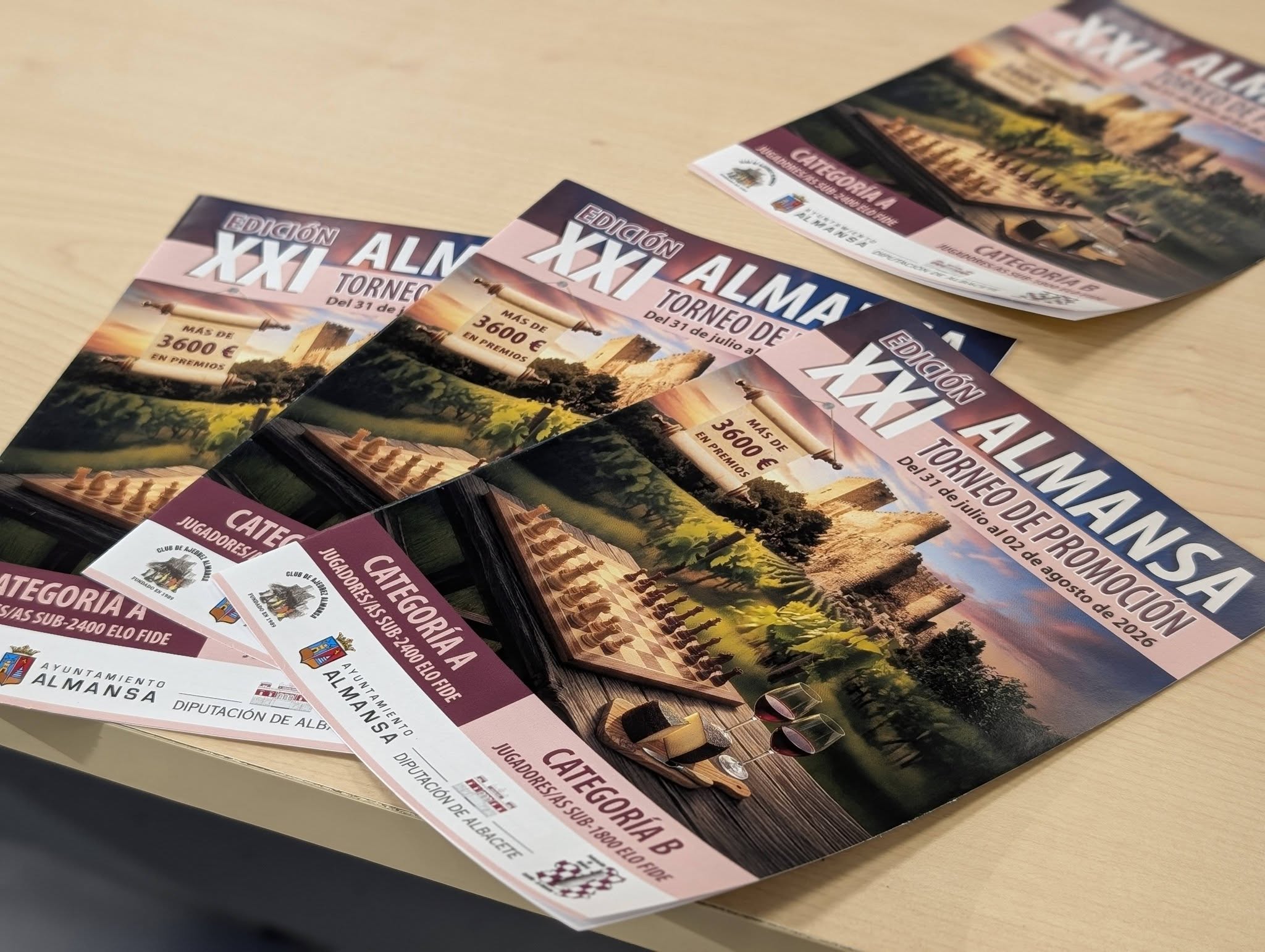 Presentación del XXI Torneo de Promoción de Ajedrez de Almansa